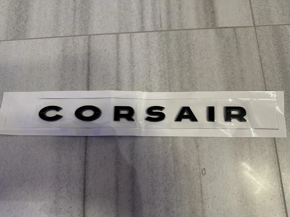 NEW All Lincoln SUV Corsair Black Rear Emblem Logo Letters 2020-2024 Foto 1 de 1