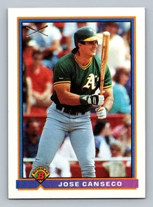 JOSE CANSECO 1991 BOWMAN A'S - Picture 1 of 2