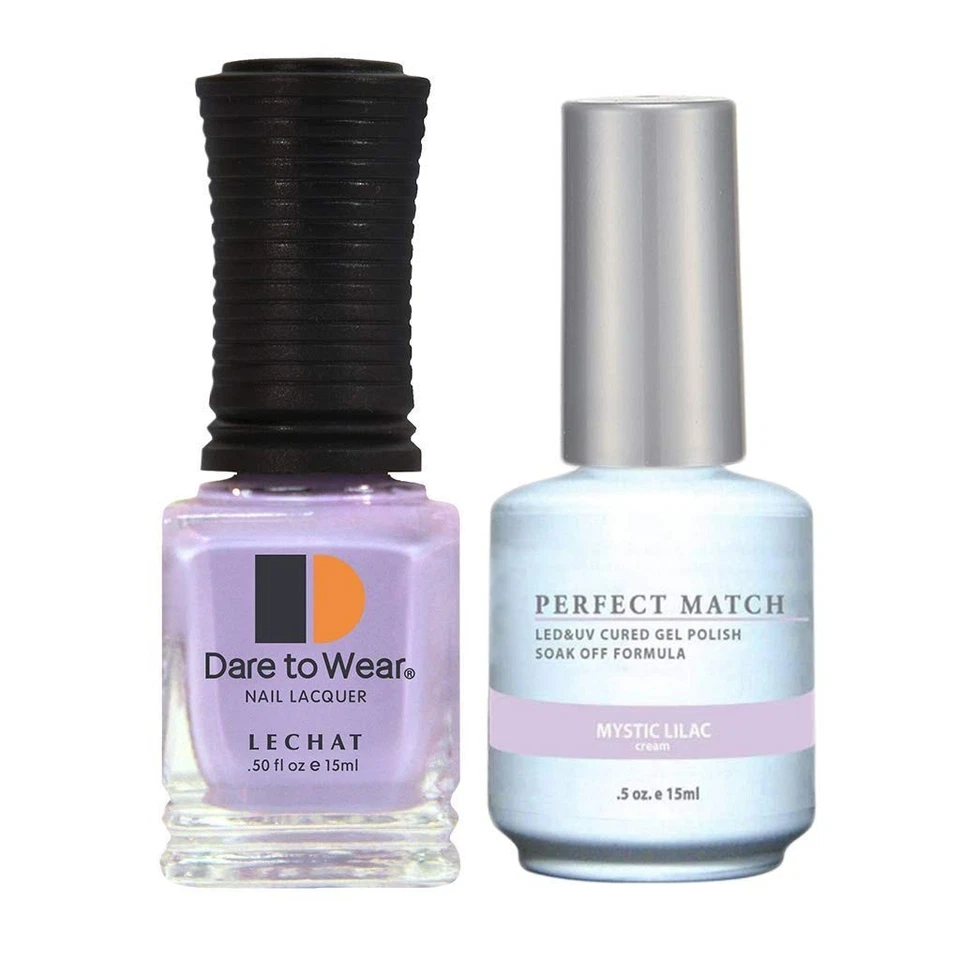 LECHAT Perfect Match Esmalte en Gel UV + Esmalte de Uñas Dúo 0.5oz, #001- #250 ELIGE CUALQUIERA Foto 1 de 1