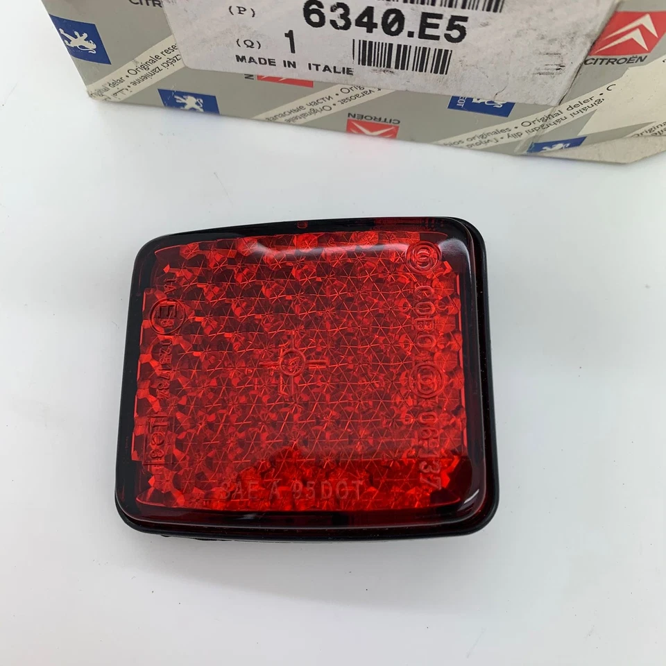 Citroen Relay Fiat Ducato Rear Reflector Bumper Red Left Right Genuine 6340E5 - Image 1 of 4