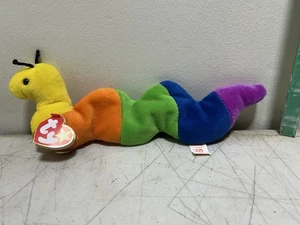 RARE Ty Beanie Baby Inch the Inchworm 1995 Style 4044 - Picture 1 of 6