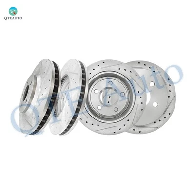 Juego 4 rotores de freno perforados delanteros 303 mm-traseros 278 mm para Chevrolet Impala 2006-2008 Foto 1 de 4