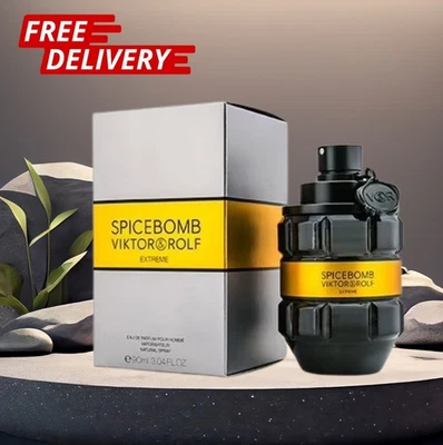 VIKTOR & ROLF SPICEBOMB EXTREME FOR HIM EAU DE PARFUM 90ML CAIXA LACRADA NOVA EM FOLHA - Imagem 1 de 2