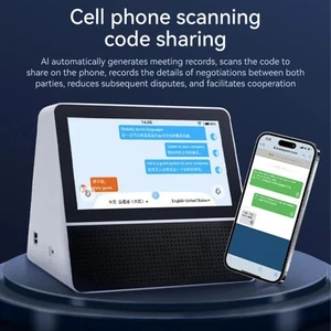 Translator Device 7 Inch Dual Touchscreen 121 Language 2 Way Voice WiFi RJ4 - Picture 1 of 24