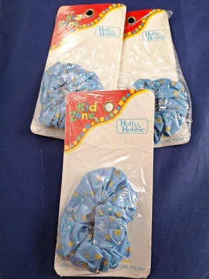 Lote de 3 soportes de cola de caballo Holly Hobbie nuevos en paquete zona infantil azul *9 Foto 1 de 2