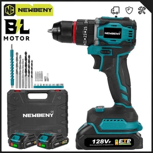 Mit 2 Akkus Für Makita Akku-Schlagbohrschrauber 18V Akkuschrauber Set in Koffer - Bild 1 von 10