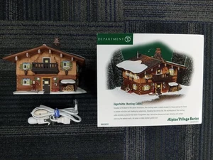Department 56 Alpine Village Series #56231 Jagerhutte Hunting Cabin 2003 w Box - Picture 1 of 18