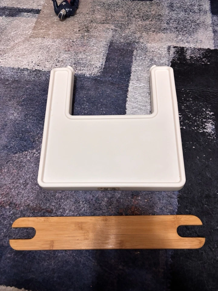 Bandeja para silla alta IKEA ANTILOP - Blanca | Se adapta a ANTILOP, fácil de limpiar, sin BPA Foto 1 de 1