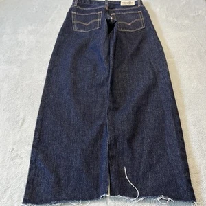 Y2K 2000s Levis Silvertab Beyond Baggy Jeans Damen 25x28 Raw Hem Hamilton Wide - Bild 1 von 13