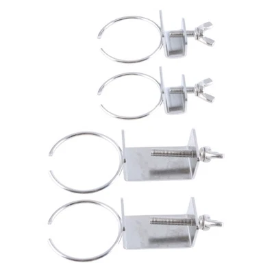 4pcs Auto Shut Water Float valves Steel Fixing Clip set for Livestock Troughs - Image 1 of 4