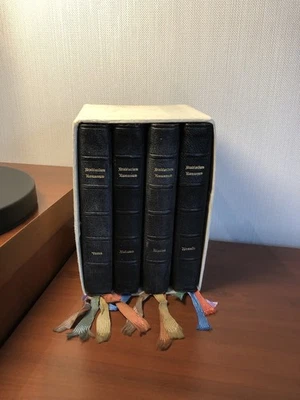 1952 Breviarium Romanum, 4 Volume Set, Desclée, Pius XII Psalter Foto 1 de 4