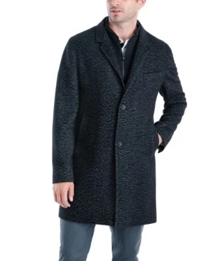 Michael Kors Mens Classic fit Overcoat Coat 44 L Black - Image 1 of 4
