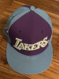 Los Angeles Lakers New Era Hat 7 5/8 - Picture 1 of 3