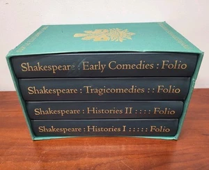 WILLIAM SHAKESPEARE THE COMPLETE PLAYS 4 Volumes in Sleeve 1997 FOLIO SOCIETY - Picture 1 of 12