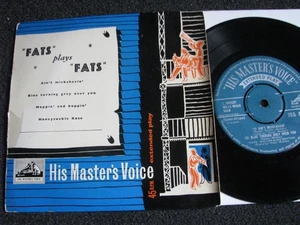 Fats Waller-Fats play Fats 7" Vinyl-1955 UK-His Master´s Voice-7 EG 8148 - Picture 1 of 2