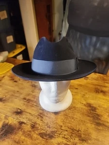 Biltmore Royal Blue RLD 7 1/4 Mens Fedora - Picture 1 of 9