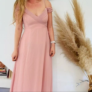NEU BIRDY GREY Spence wandelbar Dusty Rose Pink Brautjungfer Maxi formelles Kleid S - Bild 1 von 8