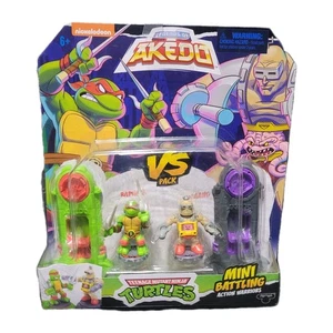 Nuovo Legends Of Akedo TMNT Mini Guerrieri da Battaglia Raphael Kraang Alto 2" - Foto 1 di 6