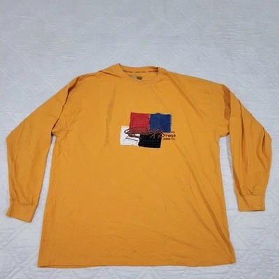 Brooklyn Xpress Jeans Co long sleeve orange T shirt XL - Image 1 of 4