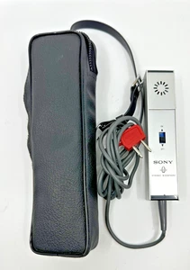 Vintage Japan Handheld Chrome SONY Dynamic Cardiod Microphone F-95 - Picture 1 of 5