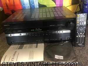 Onkyo TX-SR606 7.1 AV Receiver 90Watt Per Channel - BLACK + REMOTE L@@K FREE P+P - Picture 1 of 15