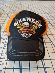82ª Semana Anual de Bicicleta Daytona Beach 2023 Ajustable Negro Orangle Eagle - Imagen 1 de 3