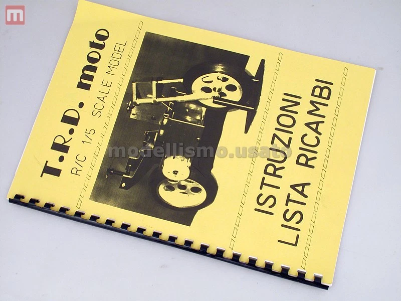 T.R.D. 1:5 Moto Manuale Italiano modellismo - Immagine 1 di 1