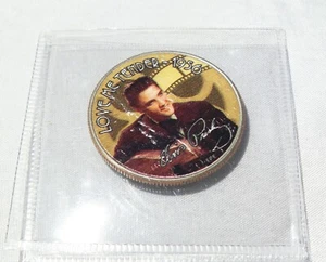 Moneta mezzo dollaro 2013-P colorata Elvis Presley Love Me Tender JFK Kennedy - Foto 1 di 2