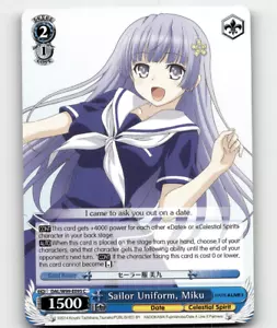 Uniforme blanco negro Sailor, Miku Date A Live Vol.2 DAL/W99-E095 C - Imagen 1 de 1