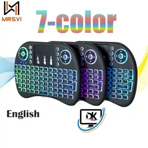 Mini Backlit i8 2.4GHz Wireless Keyboard for PC Android TV Box - Picture 1 of 9