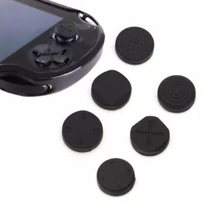 6Pcs Silicone Analog Thumb Stick Grips Cap Covers For PSV 1000 2000 PS Vita - Bild 1 von 12