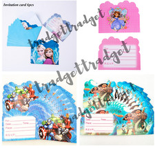 Birthday Invitation Cards For Children Kids Friends Theme Birthday Party