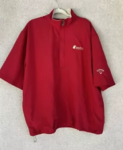 Callaway Golf Windbreaker Herren extra groß rotgold barfuß Resort - Bild 1 von 15