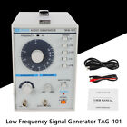 Low Frequency Audio Signal Generator Signal Source 10Hz-1MHz TAG-101 w/Test clip