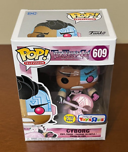 Funko POP! Teen Titans Go! Cyborg 609 GITD Toys R Us Exclusive