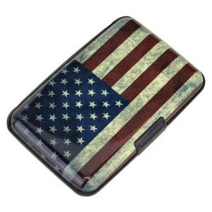 Mini RFID Aluminum Wallet Credit Cards Holder Business Card Case Metal ID Case - Picture 1 of 6