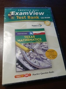 Prentice Hall Texas Mathematics Course 2 Exam View Test Bank CD-ROM - Picture 1 of 3