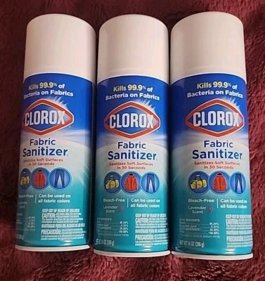Clorox Fabric Sanitizer Spray - Lavender Scent 3pcx14 oz. Free shipping - Image 1 of 4