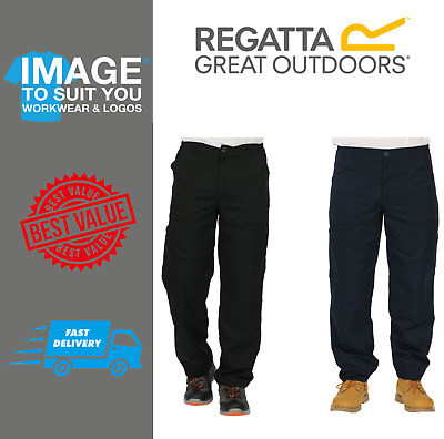 Regatta Thermal Fleece Lined  Elasticated Waist Action Cargo Work Trouser • 25.99£
