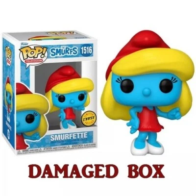 FUNKO POP Television Series: the Smurfs - 1516: Smurfette (CHASE) (DAMAGED) - Immagine 1 di 3