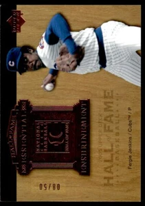 2005 Upper Deck Hall of Fame Essential Enshrinement Fergie Jenkins 08/50 Chicago - Picture 1 of 2