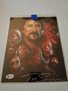TOM SAVINI HORROR MASTER BAM BOX EXCL AUTOGRAPHED PRINT BECKETT AUTHENTICATED - Picture 1 of 4