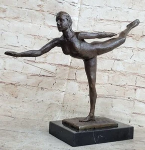 Bronze Sculpture Hand Made by Lost Wax Method Nude Dancer by Edgar Degas Figure - Picture 1 of 10