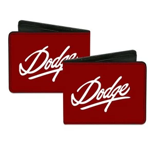 Cartera Dodge Text Borgoña Blanco DVGC - Imagen 1 de 2
