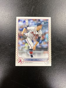 2022 Topps #624 Tucker Davidson Baseball Card Gold Star - Near Mint or Better
