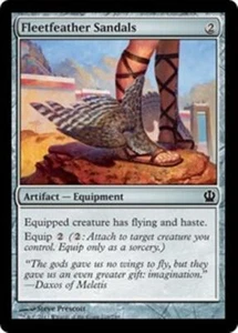 MTG - FLEETFEATHER SANDALS - Theros (C) - Picture 1 of 1