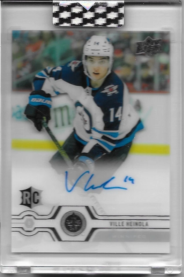2019-20 Ville Heinola UD Clear Cut Rookie Autograph Auto RC #CC-VH - Image 1 of 1