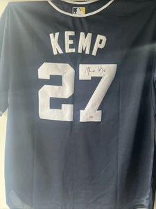 Matt Kemp Signed Padres Jersey PSA - Picture 1 of 11