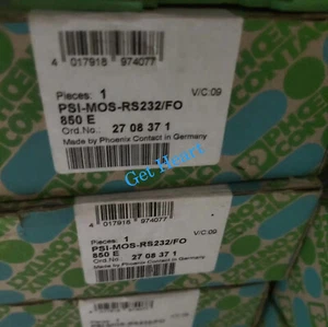 1pcs Phoenix Contact 2708371 fiber optic converter PSI-MOS-RS232/FO 850 E - Picture 1 of 2