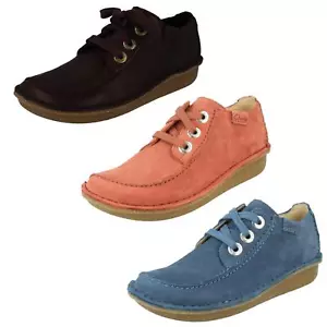 Ladies Clarks Lace Up Comfortable Shoes Funny Dream - Picture 1 of 28
